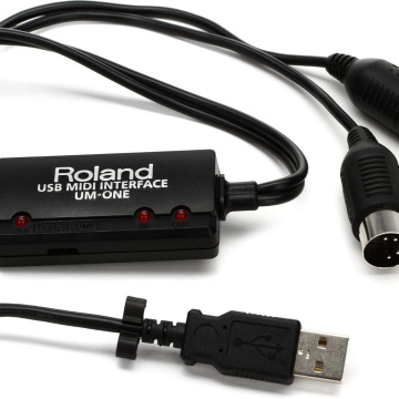 Roland UM-ONE-MK2 One in Two Out Midi Cable